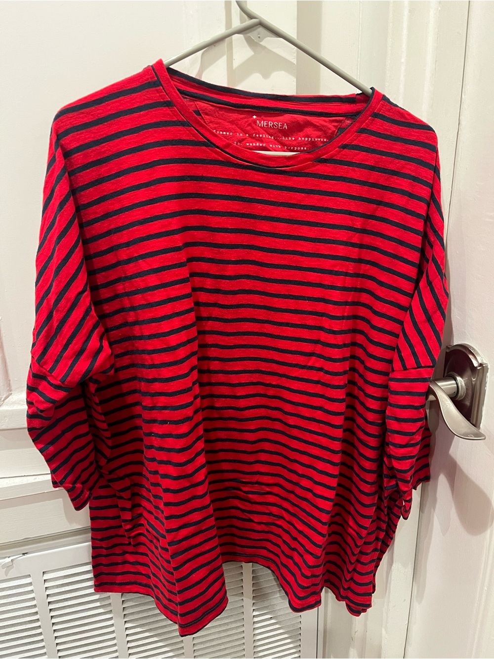 Mersea “Catalina” striped slub tee